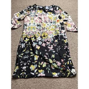 Women’s Size 10 MNG Collection Floral Long Sleeve Shift Dress